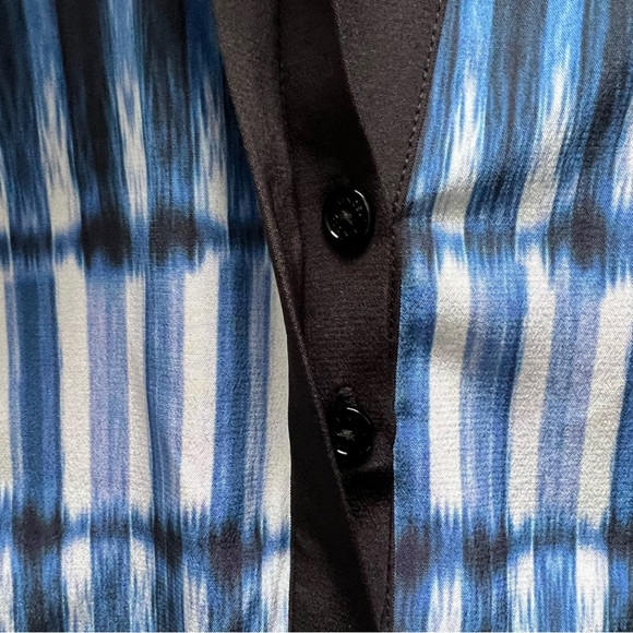 Vince Revolve Silk Printed Tie Dye Silk Layer Dress | LARGE - Picture 9 of 11